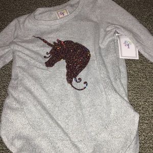Sparkly Unicorn sweatshirt